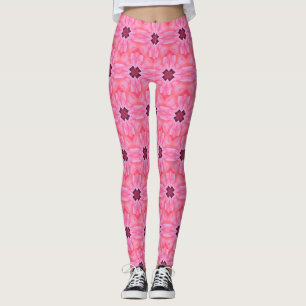 Petal Mirage Floral Seamless Pattern Leggings