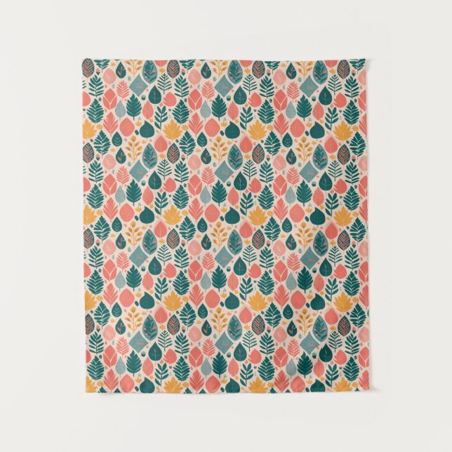 "Petal Pals & Leafy Laughs" Tapestry (Front)
