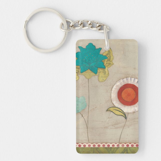 Petal Patterns I Key Ring (Front)