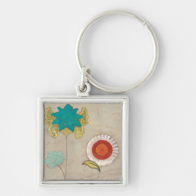 Petal Patterns I Key Ring (Front)