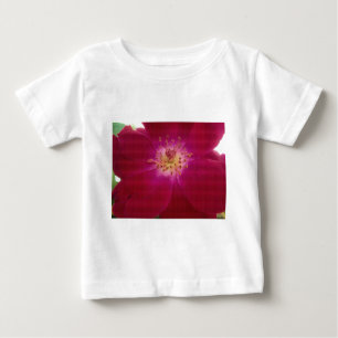 Petal Perfection: Chequered Rose Petal Pattern Art Baby T-Shirt