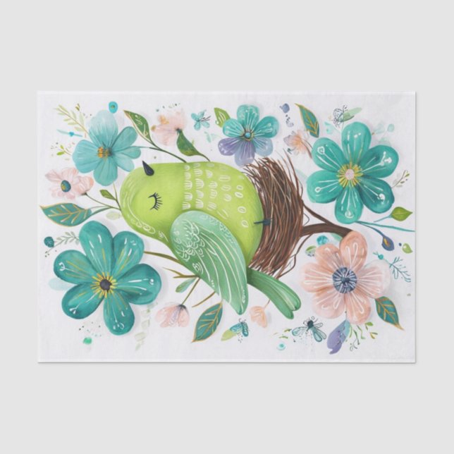 Petal & Plumage Tissue Paper (Front)