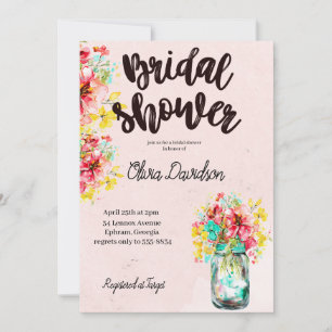 Petal Port Garden Bridal Shower Invitation