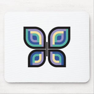Petal Prism Butterfly Mouse Pad
