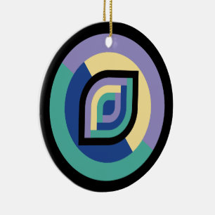 Petal Prism (Focus) Ceramic Ornament