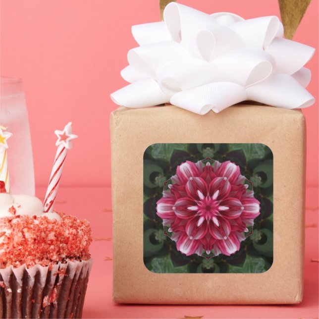 Petal Symphony Square Sticker (Party)