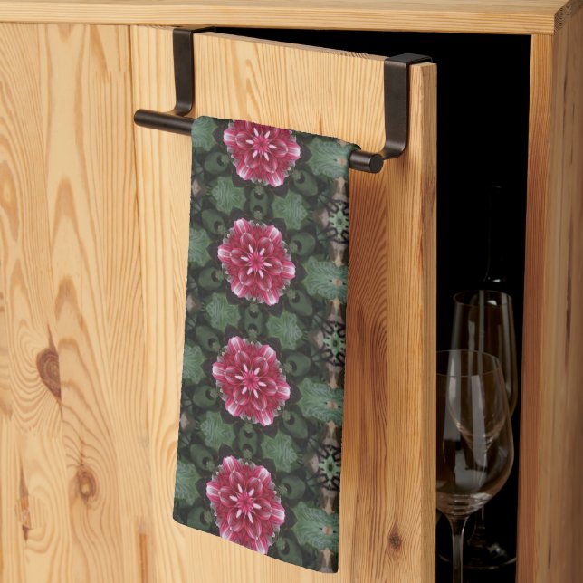 Petal Symphony Tea Towel (Thirds Fold)