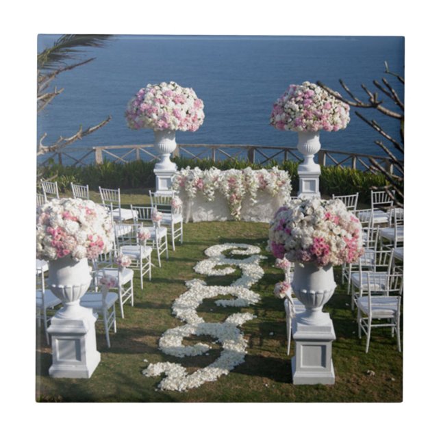 Petal-Wedding-Aisle-Runners-20 Ceramic Tile (Front)