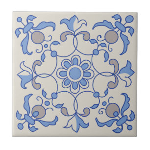 Petal Whimsy Ceramic Tile