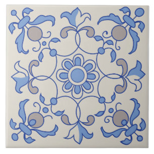 Petal Whimsy Ceramic Tile