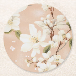 "Petal Whisper Coaster Set"