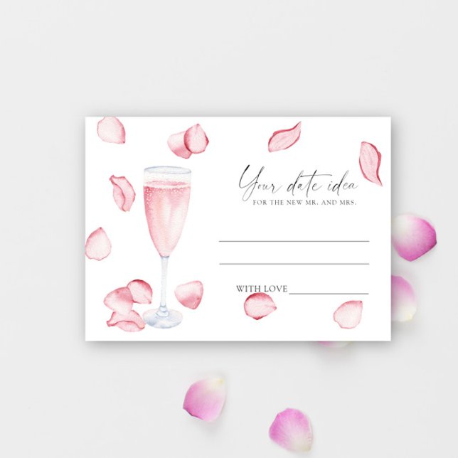 Petals and Prosecco - Date night ideas \ Date jar Enclosure Card (Creator Uploaded)
