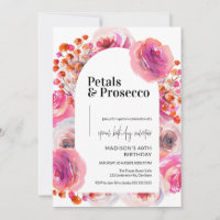 Petals and Prosecco | Elegant 40th Birthday