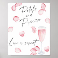 Petals and Prosecco - love is sweet take a treat