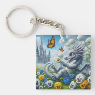 Petals and Scales Key Ring