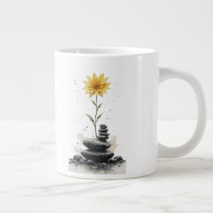 Petals and Stones Symphony Large Coffee Mug