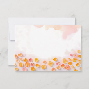 Petals Background Invitation