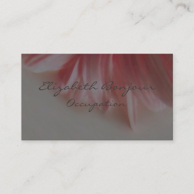 Petals   Business Card (Front)