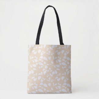 Petals | Coral & White Tote Bag