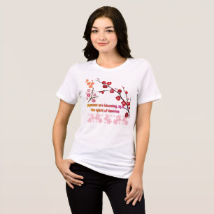 Petals in Pink Harmony Tri-Blend Shirt