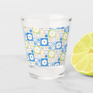 Petals In Silence 06. Floral pattern. Shot Glass