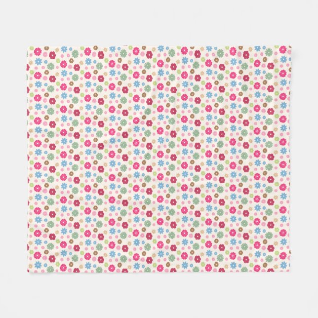 Petals In Silence 11.  Fleece Blanket (Front (Horizontal))