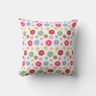 Petals In Silence 11. Floral Pattern. Cushion