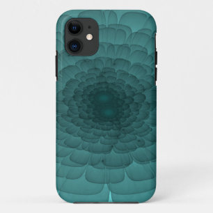 Petals in Teal iPhone 11 Case