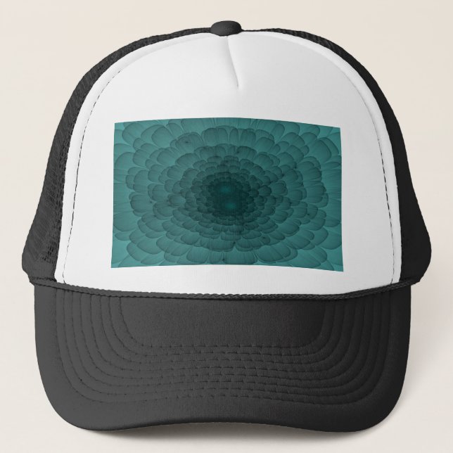 Petals in Teal Trucker Hat (Front)