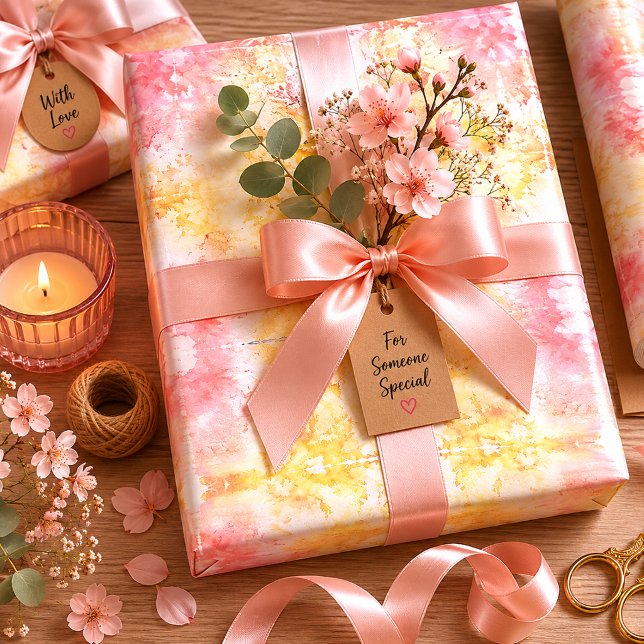 Petals in the Haze Wrapping Paper Sheet (Creator Uploaded)