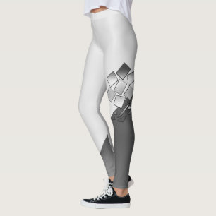 Petals of chrome leggings