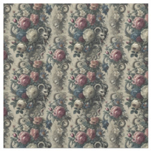 Petals of Decadence – Gothic Dense Tile Fabric