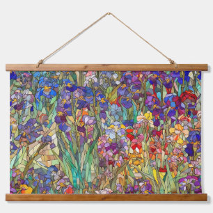 Petals of Glass Botanical Hanging Tapestry