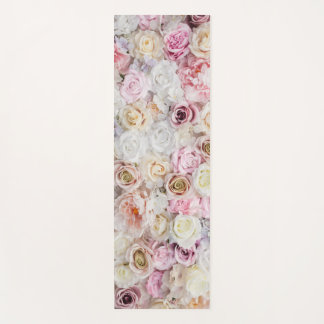Petals & Peace – Blush Floral Yoga Mat