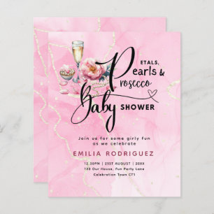 Petals Pearls Prosecco Baby Shower
