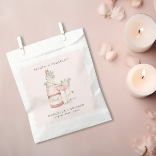 Petals & Prosecco Bridal Shower Bachelorette Favour Bag