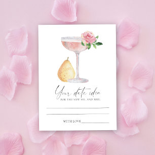 Petals & Prosecco - Date night ideas \ Date jar Enclosure Card