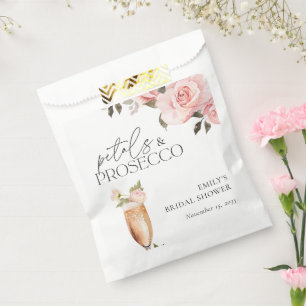 Petals & Prosecco Floral Bridal Shower Favour Bag