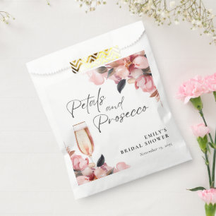 Petals & Prosecco Floral Bridal Shower Favour Bag