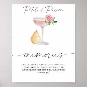 Petals & Prosecco - memories with the bride  Poster
