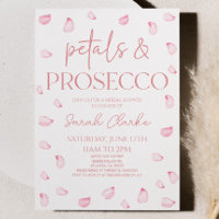 Petals & Prosecco Pink Rose Petals Bridal Shower