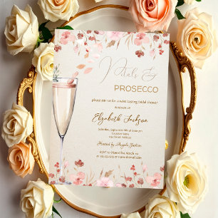 Petals & Prosecco Wildflowers Invitation