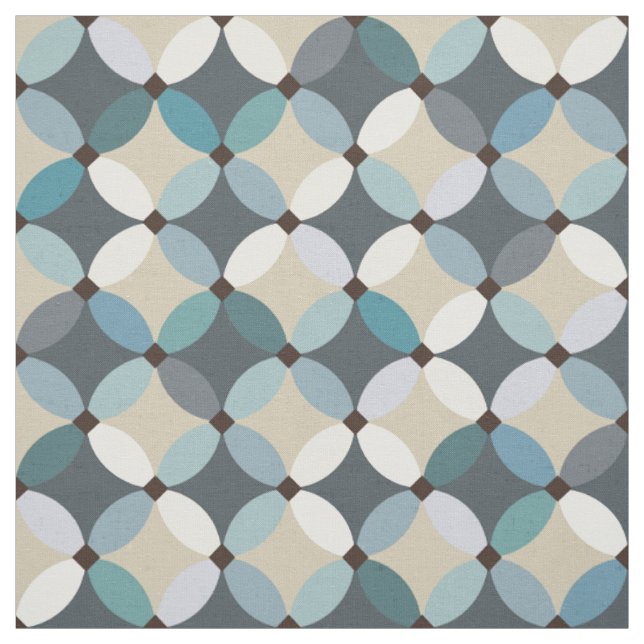 petals sky fabric (Swatch)