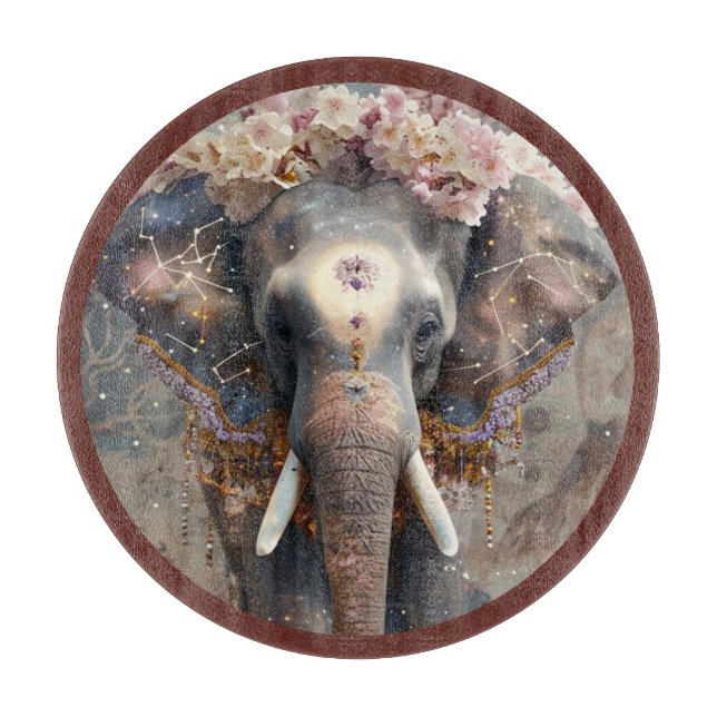 Petals & Trunks Cutting Board (Front)