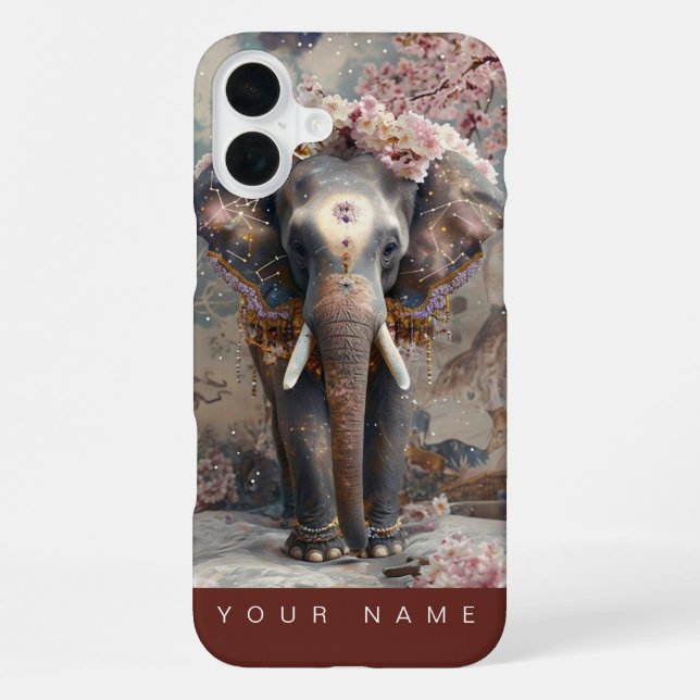 Petals & Trunks iPhone Case (Back)
