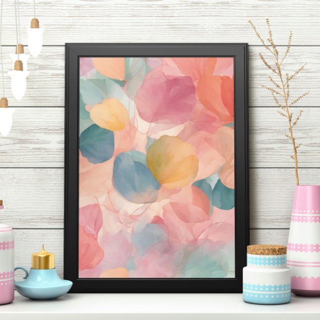Petals Wall Poster, Flower Oil paint wall Poster (Creator Uploaded)