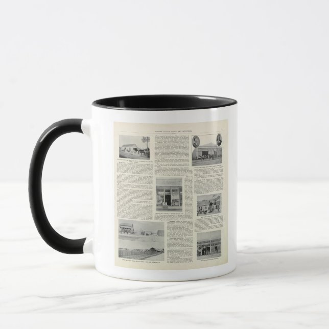 Petaluma Businesses, California Mug (Left)