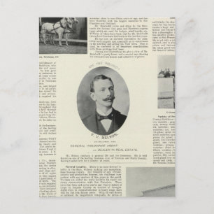 Petaluma businesses, California Postcard