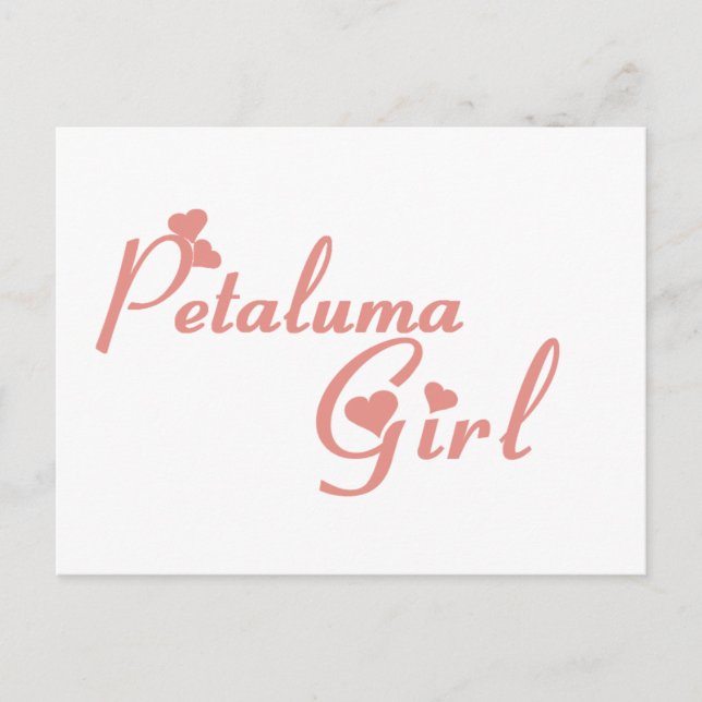 Petaluma Girl tee shirts Postcard (Front)