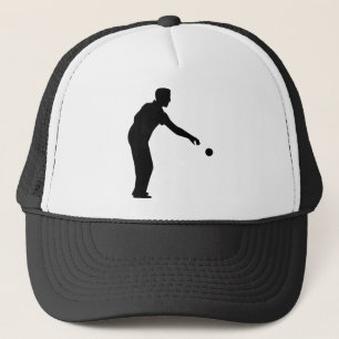 Petanque boccia player trucker hat